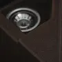 Гранітна мийка для кухні Platinum 9950 PANDORA матова Шоколад