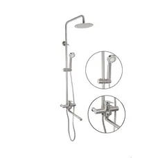 Душова колона з довгим гусаком 30см Germece 72403-2 Душова колона з довгим гусаком 30см Germece 72403-2