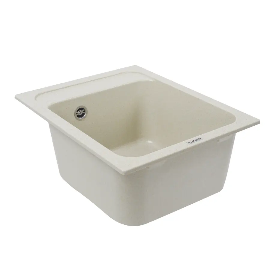 Гранітна мийка для кухні Platinum 4050 KORRADO матова Пісок