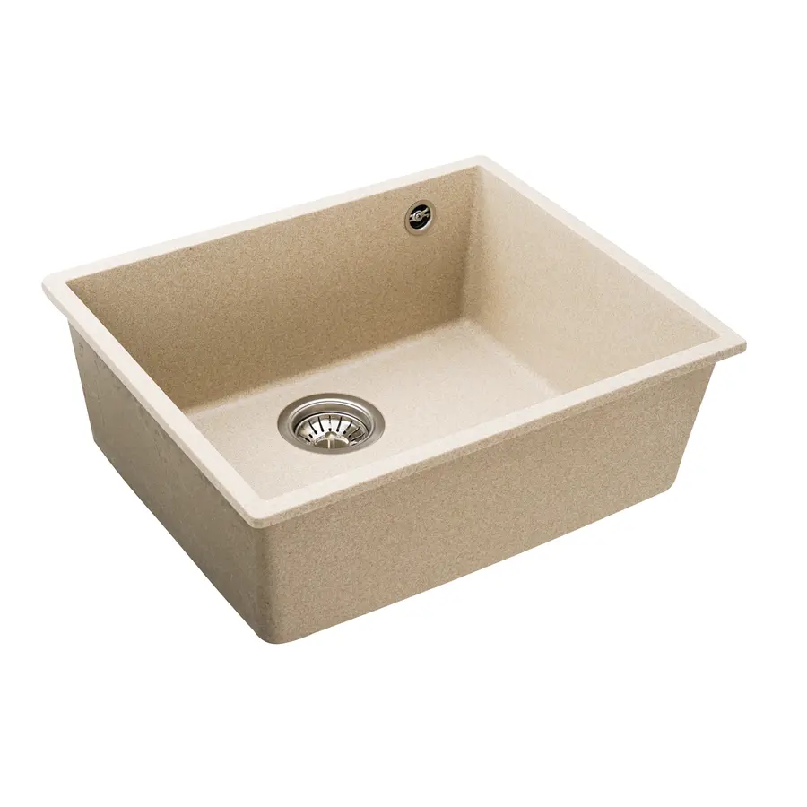 Гранітна мийка для кухні Platinum 5444 OASIS матова Сафарі