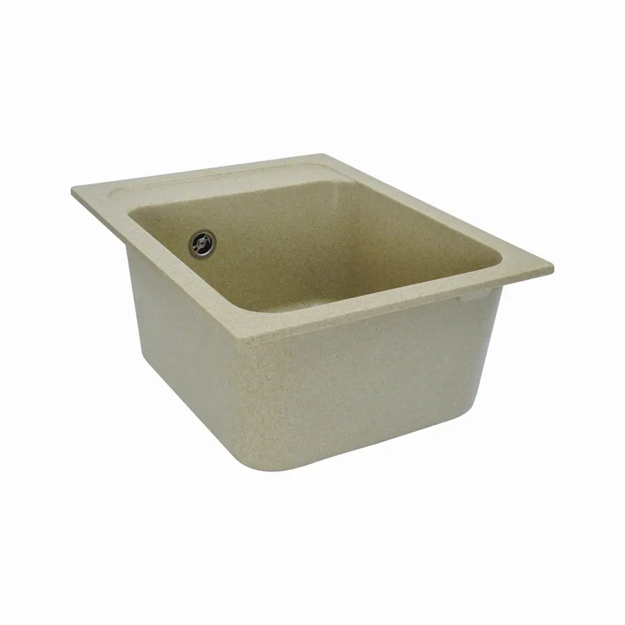 Гранітна мийка для кухні Platinum 4050 RUBY глянець Сафарі