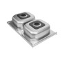 Кухонна мийка з нержавіючої сталі Platinum САТИН 8050D (0,7/180 мм)