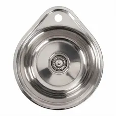 Кухонна мийка з нержавіючої сталі Platinum ПОЛІРОВКА 4539 (0,6/170 мм)