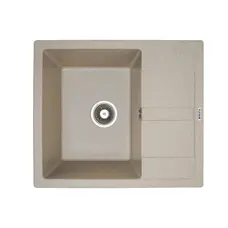 Гранітна мийка для кухні Platinum 5851 ARIA матова Сафарі