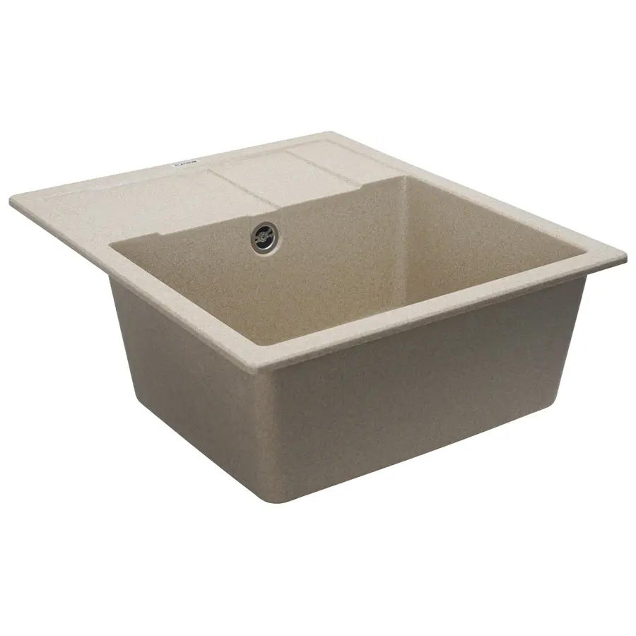 Гранітна мийка для кухні Platinum 5851 ARIA матова Сафарі