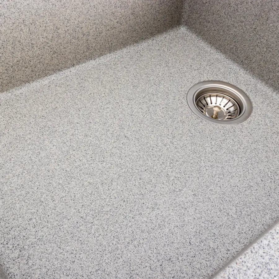 Гранітна мийка для кухні Platinum 8650 DIAMOND матова (сіра)