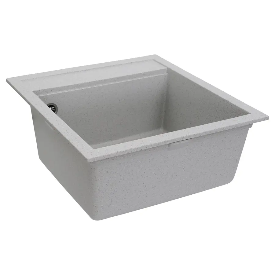 Гранітна мийка для кухні Platinum 5149 FIESTA матова Топаз