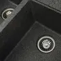 Гранітна мийка для кухні Platinum 7850 HARMONY матова Графіт