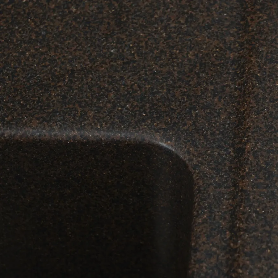 Гранітна мийка для кухні Platinum 4050 RUBY глянець Шоколад