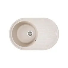 Гранітна мийка для кухні Platinum 7750 LIRA матова Сафарі