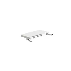 Тримач для зубного приладдя з гачками Platinum 105W (білий колір)