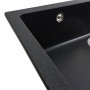 Гранітна мийка для кухні Platinum 7945 Paruana матовий Карбон