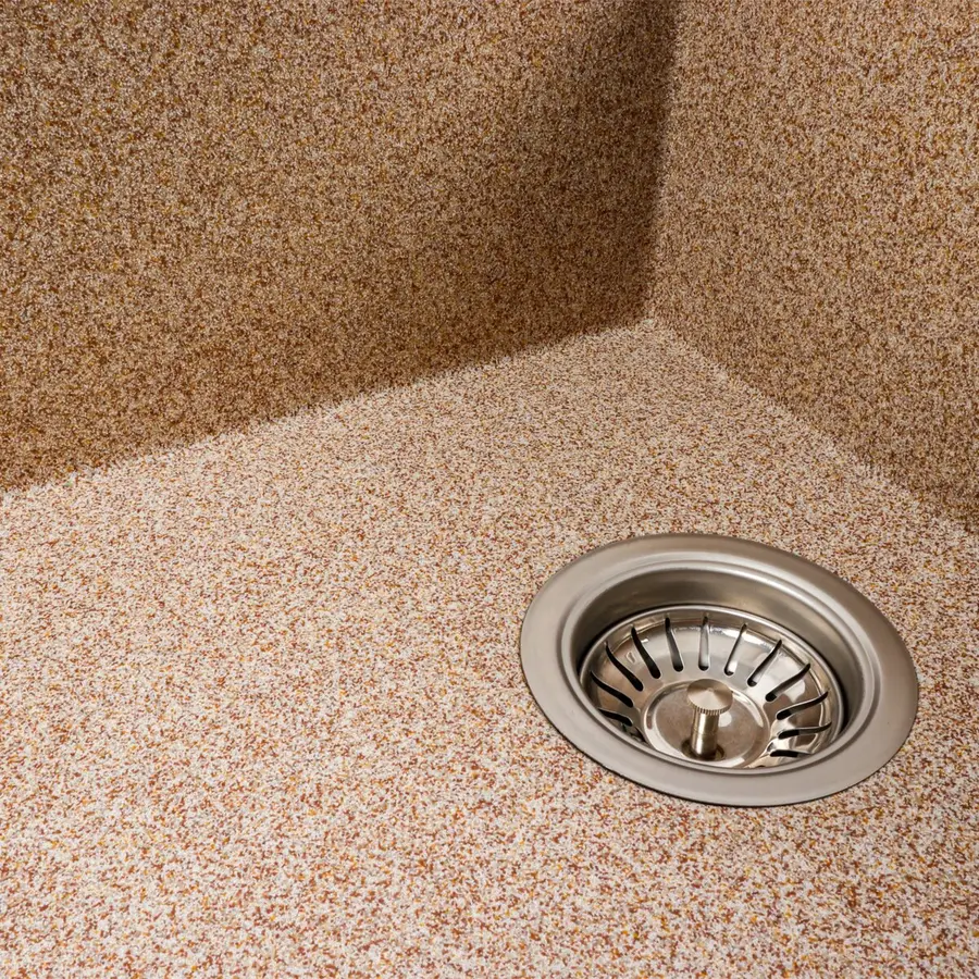 Гранітна мийка для кухні Platinum 7950 AZURIT матова Карамель