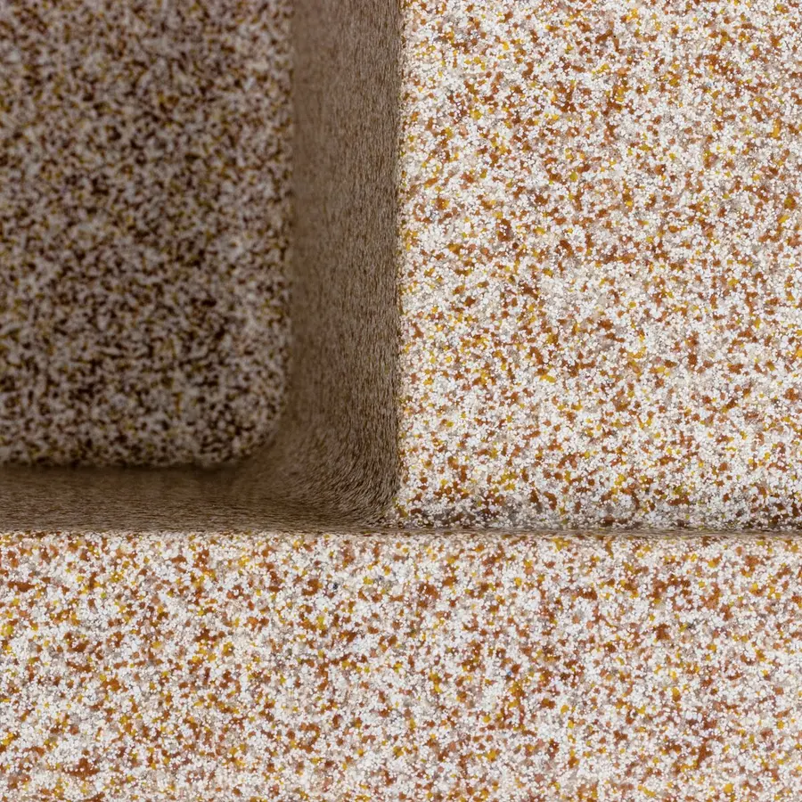 Гранітна мийка для кухні Platinum 6550 LOTOS матова Карамель