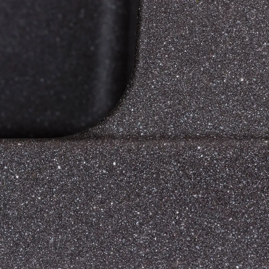 Гранітна мийка для кухні Platinum 6250 ZIRKONE матовий Гренадін