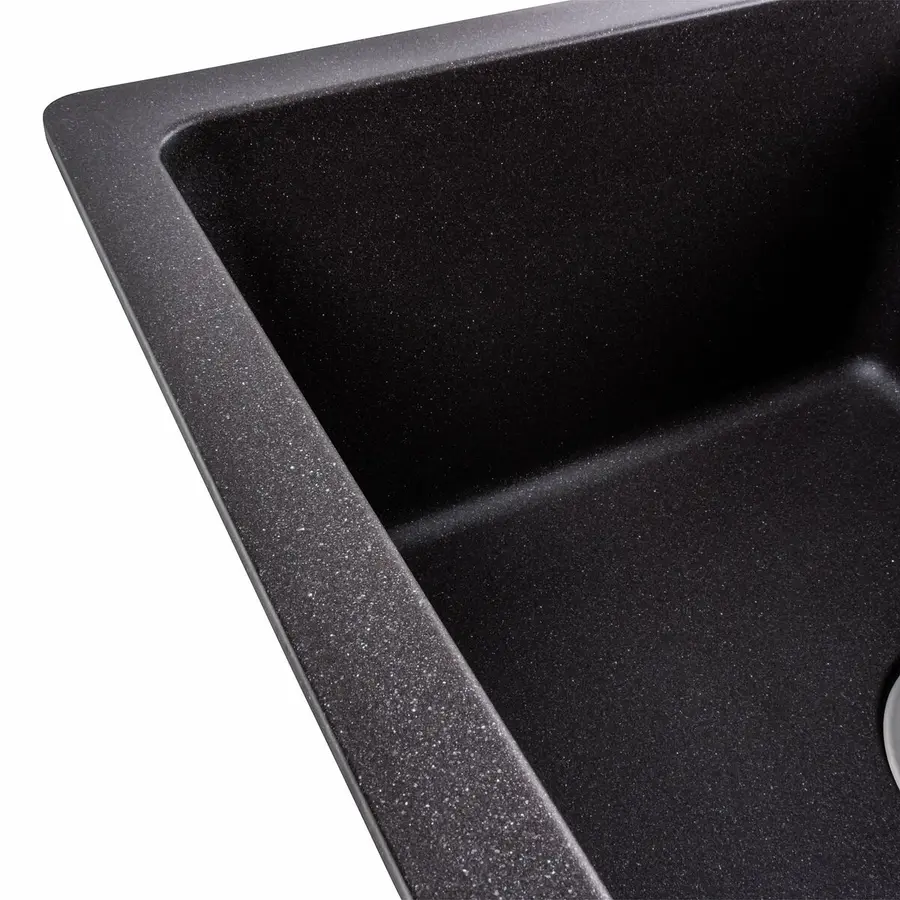 Гранітна мийка для кухні Platinum 6250 ZIRKONE матовий Гренадін