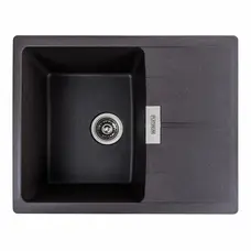 Гранітна мийка для кухні Platinum 6250 ZIRKONE матовий Гренадін