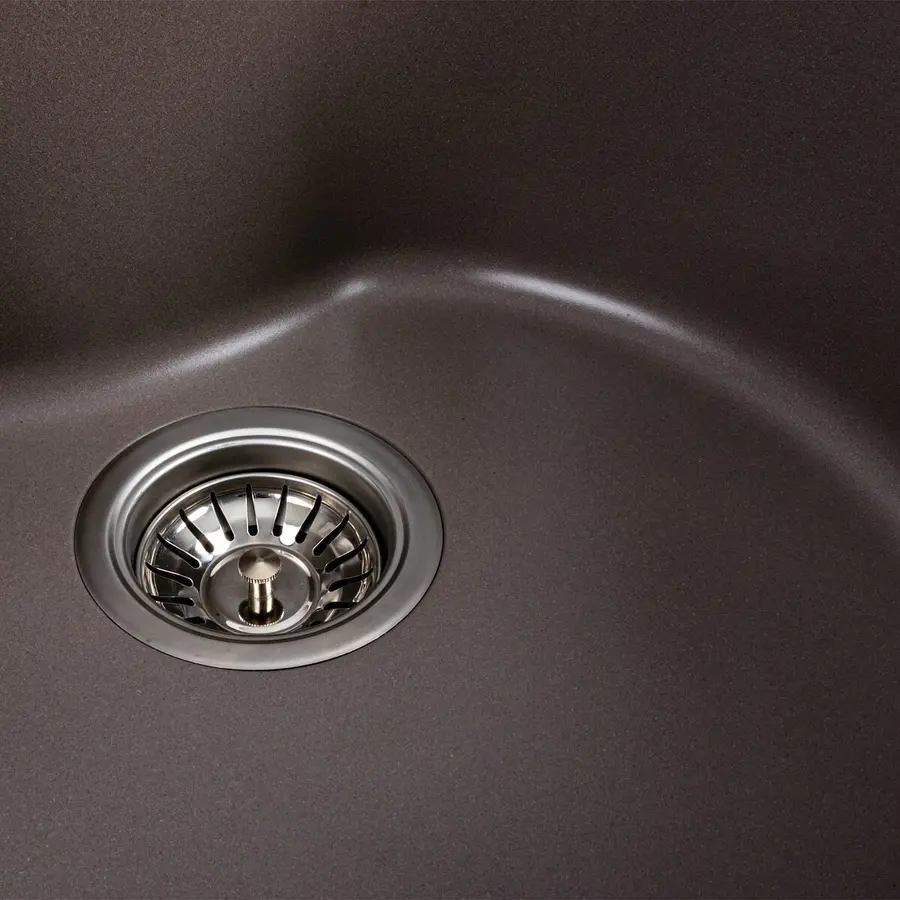 Гранітна мийка для кухні Platinum 480 TURAS матова Дюна