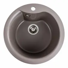 Гранітна мийка для кухні Platinum 480 TURAS матова Дюна