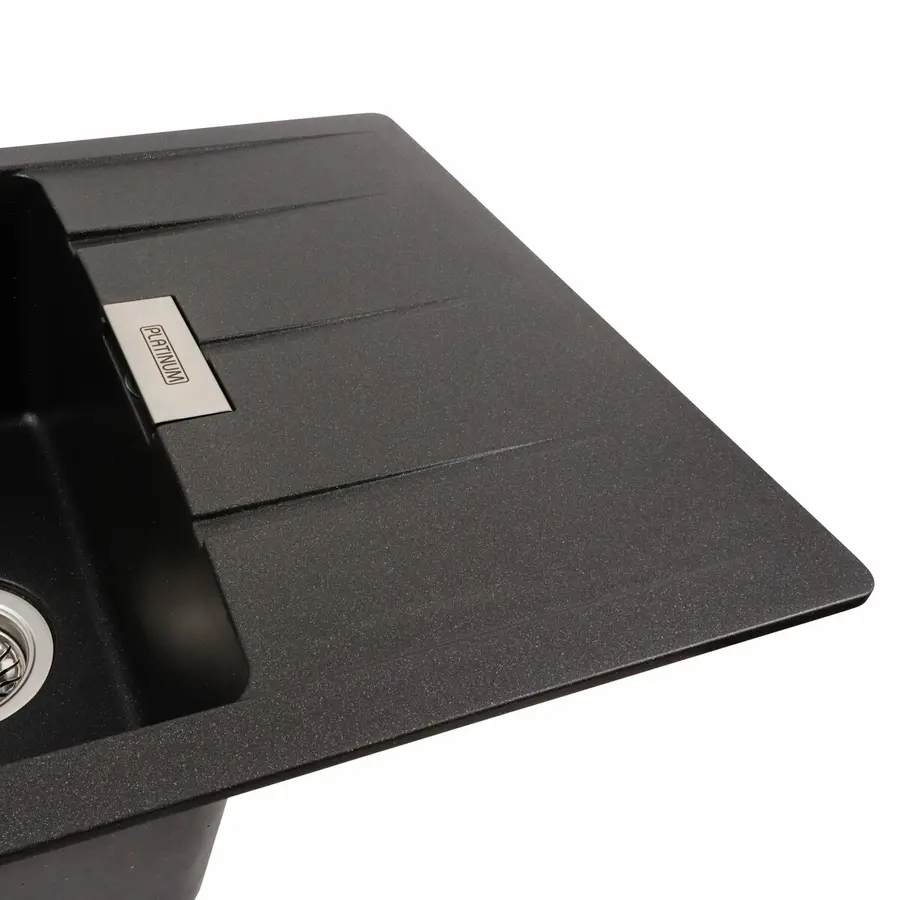 Гранітна мийка для кухні Platinum 7850 ROMA матовий Моріон