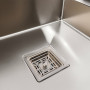Кухонна мийка 78*50С L нержавійка Platinum Handmade (поглиблена полиця, 3.0/1.0 мм)