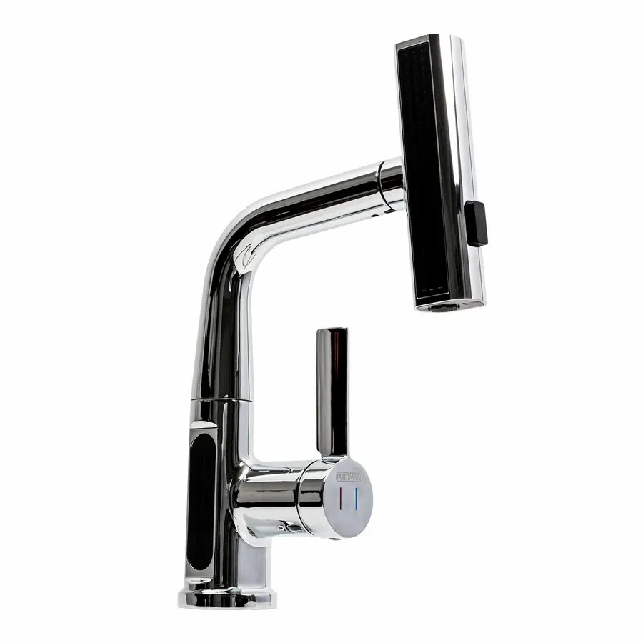 Змішувач для рукомийника з індикатором A240 Platinum