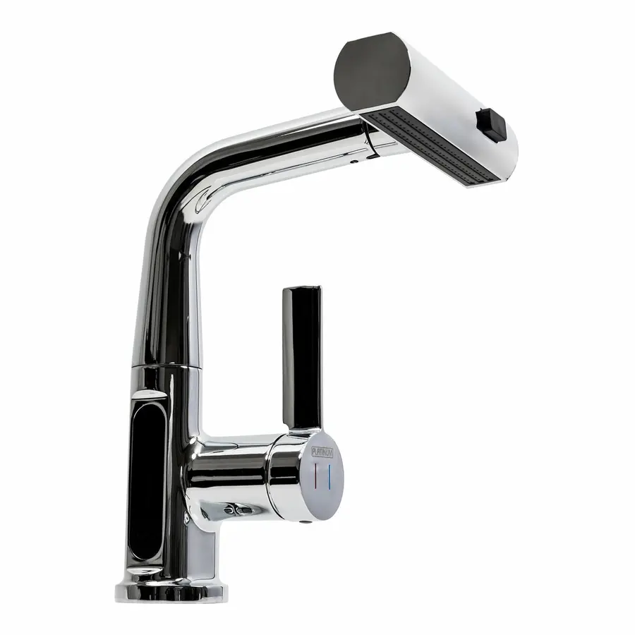 Змішувач для рукомийника з індикатором A240 Platinum