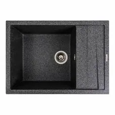 Кухонна мийка гранітна матова 7050 CASCADA Platinum графіт