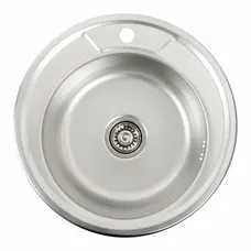 Кухонна мийка з нержавіючої сталі Valeso ДЕКОР 490 (0,6/170 мм)