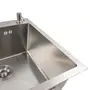 Кухонная мойка 50*50 нержавейка Valeso Handmade (сифон круглый, 3,0/0,8)