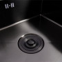 Кухонная мойка CM 50*50 скрытая PVD черная VALESO Handmade (смеситель в комплекте)