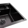 Кухонна мийка CM 50*50 прихована PVD чорна VALESO Handmade (змішувач в комплекті)