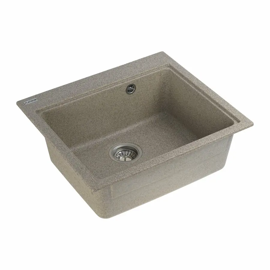 Гранітна мийка для кухні VALESO VESTA 5852 матова Карамель