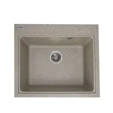 Гранітна мийка для кухні VALESO VESTA 5852 матова Карамель