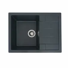 Гранитная мойка для кухни VALESO INTENSO 6550 матовая Антрацит