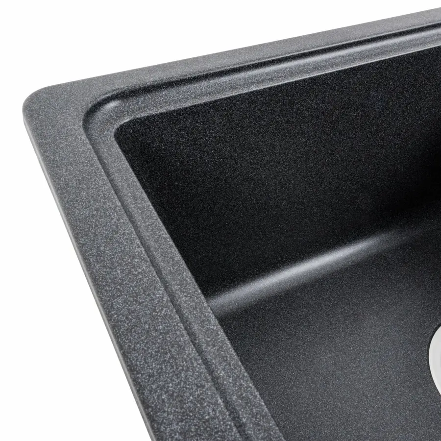 Гранітна мийка для кухні VALESO LIANA 6243 матова Карбон