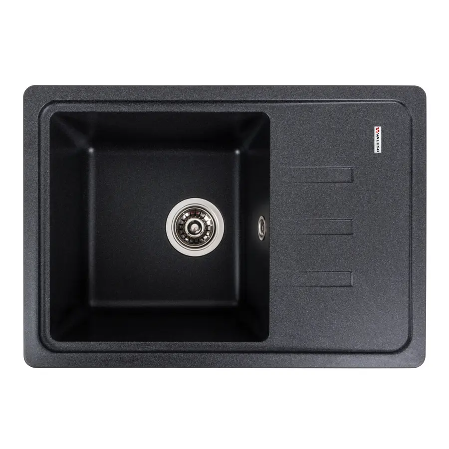 Гранітна мийка для кухні VALESO LIANA 6243 матова Карбон
