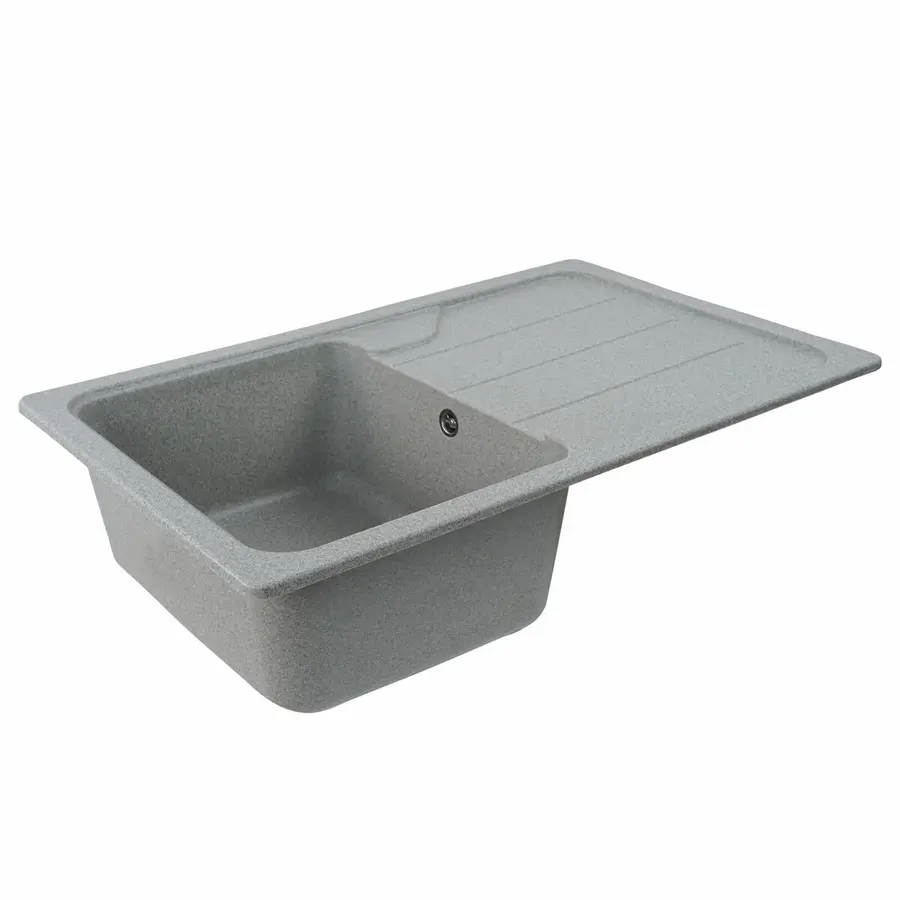 Гранітна мийка для кухні VALESO VERONA 7850 матова Сіра