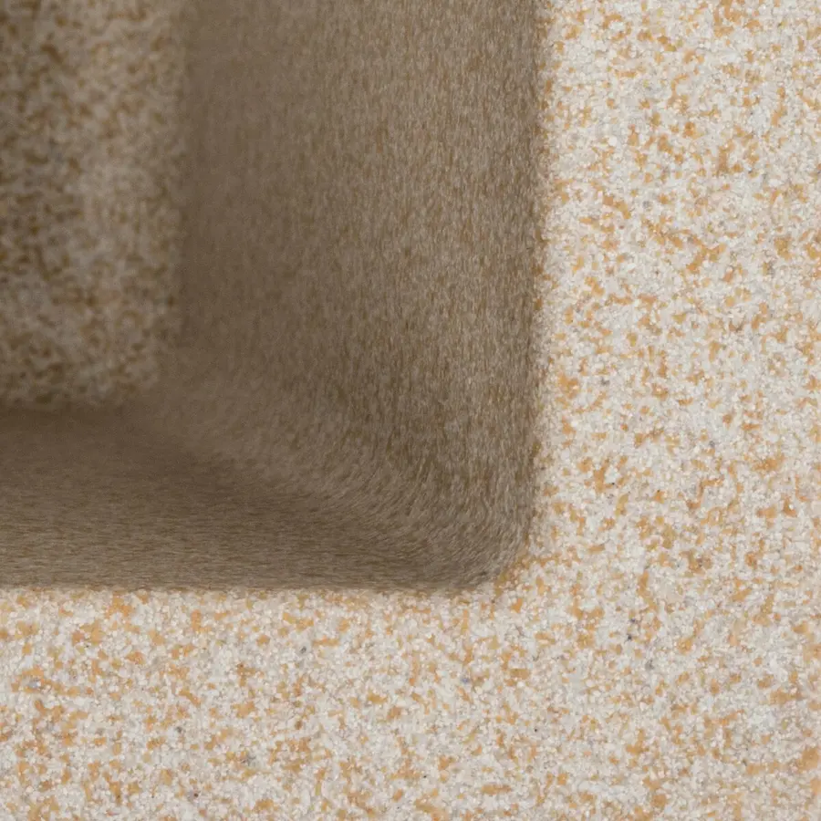 Гранітна мийка для кухні VALESO RUBA 4040 матова Сафарі