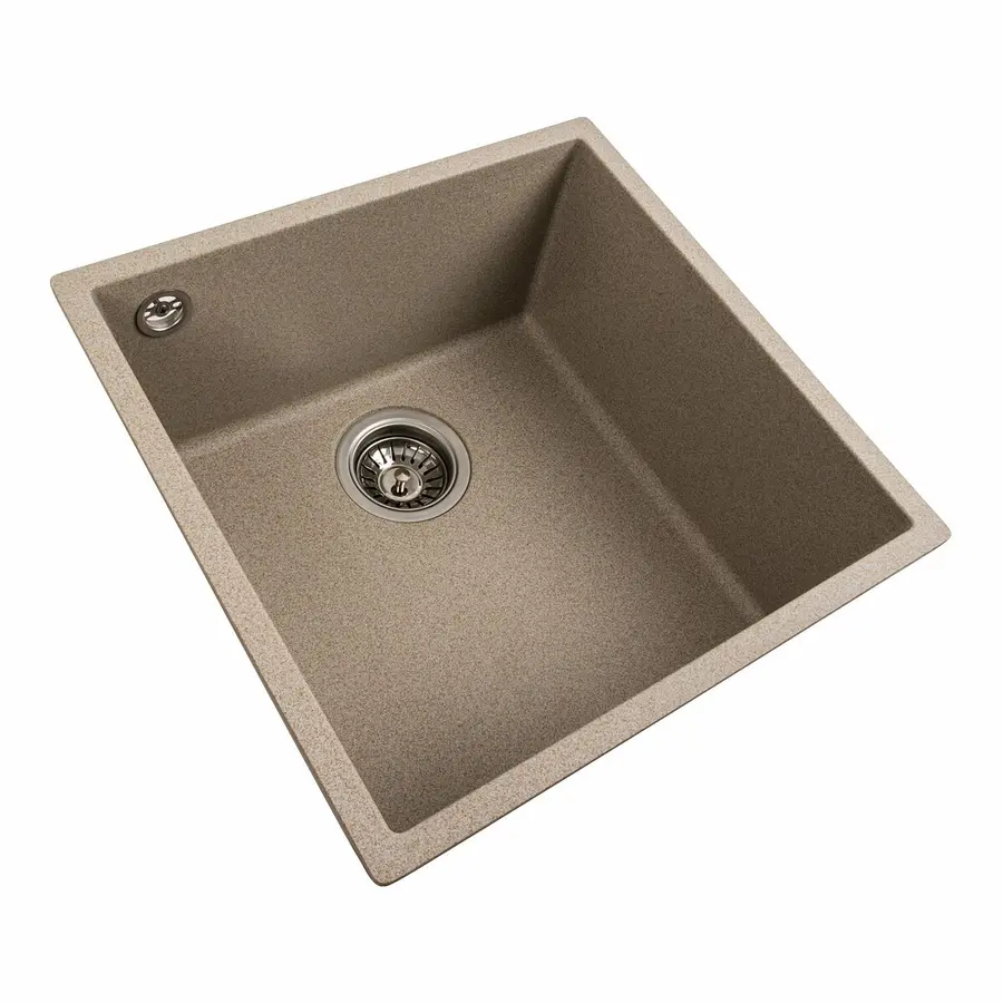 Гранітна мийка для кухні VALESO RUBA 4040 матова Сафарі