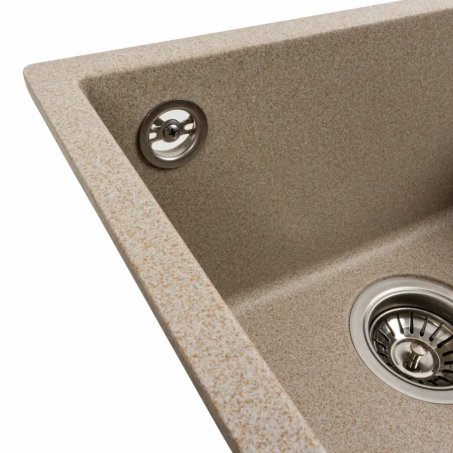 Гранітна мийка для кухні VALESO RUBA 4040 матова Сафарі