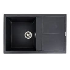 Гранітна мийка для кухні VALESO SELENA 7950 матова Карбон
