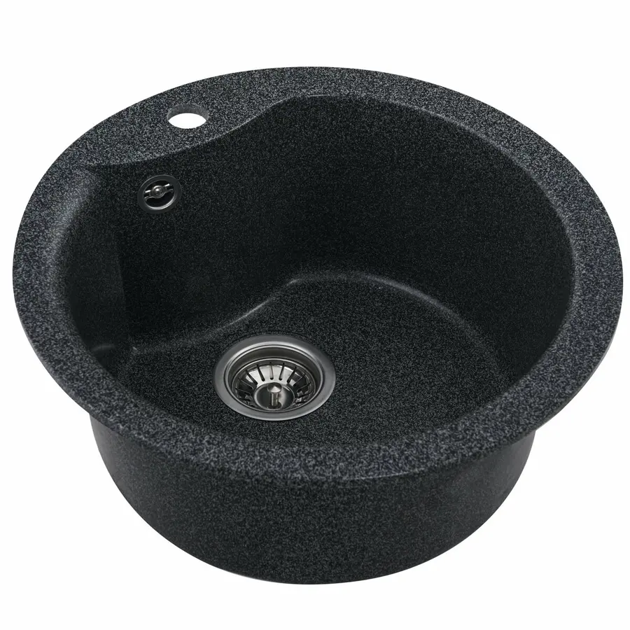 Гранитная мойка для кухни VALESO TURAS 480 матовая Графит