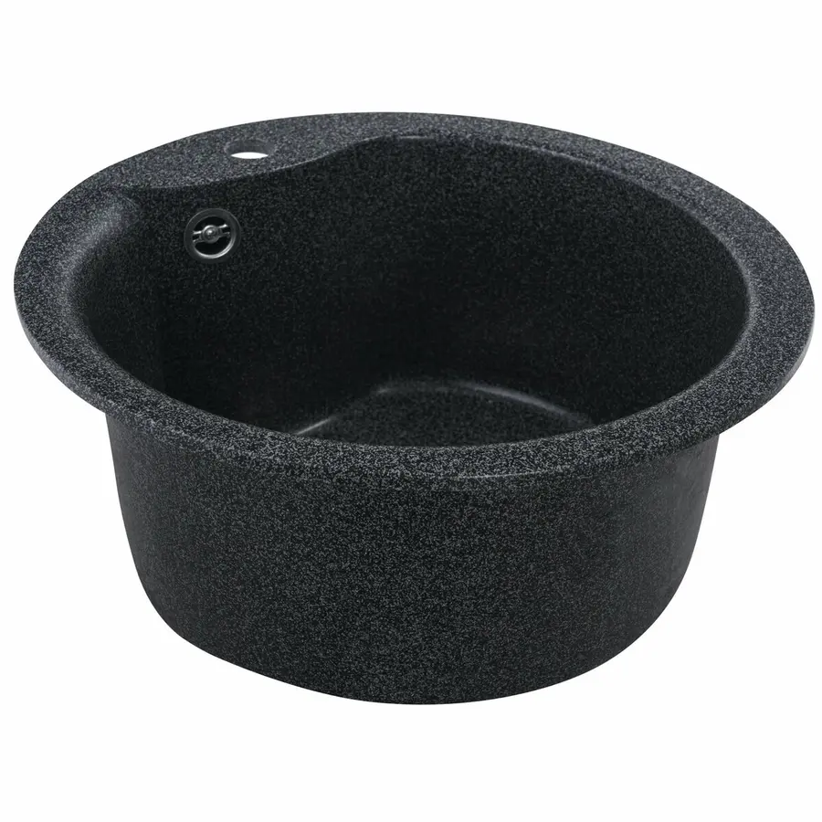 Гранитная мойка для кухни VALESO TURAS 480 матовая Графит