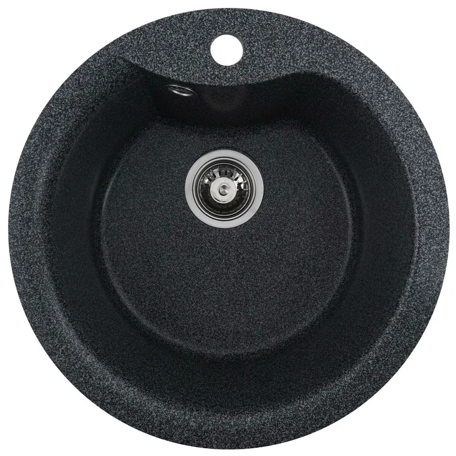 Гранитная мойка для кухни VALESO TURAS 480 матовая Графит