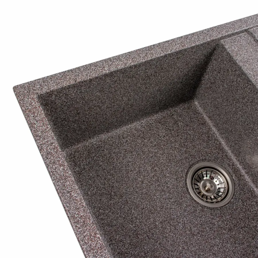 Гранитная мойка для кухни VALESO SELENA 7950 матовая Микс
