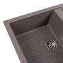 Гранитная мойка для кухни VALESO 7950 Selena матовая Микс