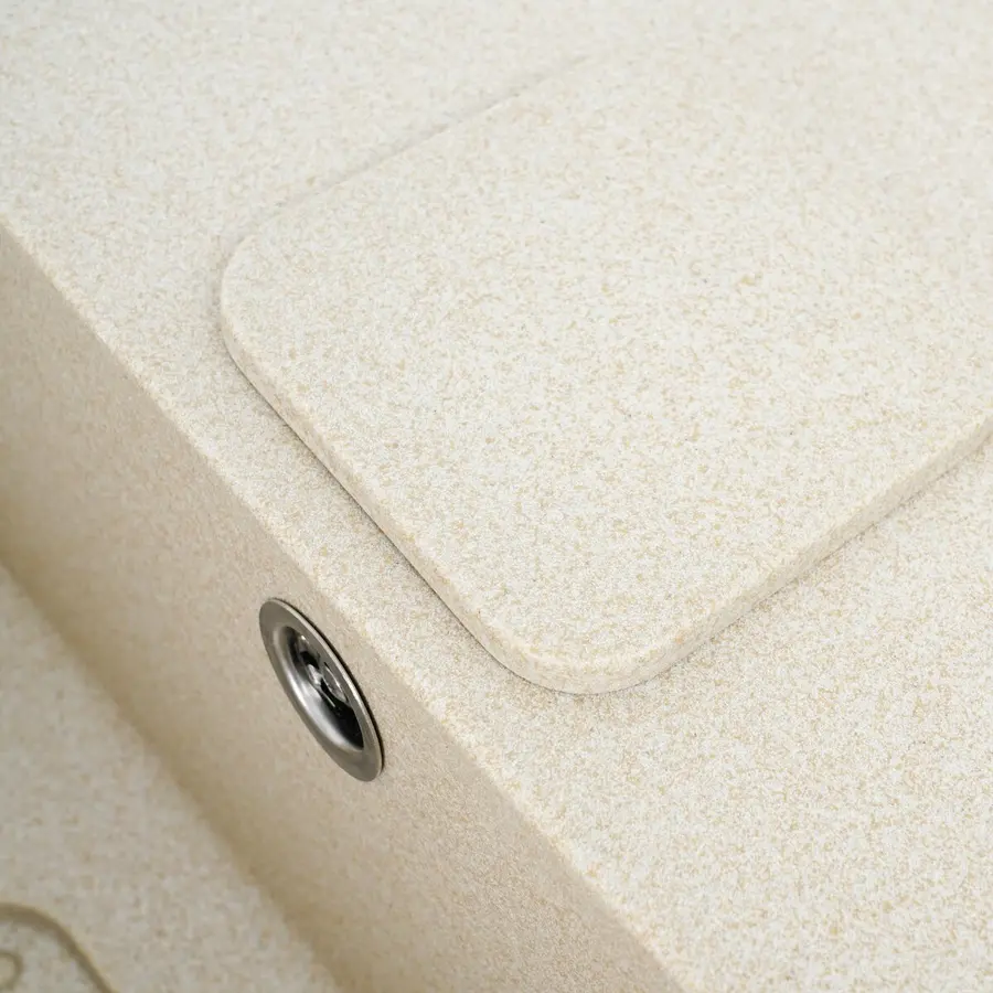 Гранітна мийка для кухні VALESO CUBE 7850 матова Сафарі