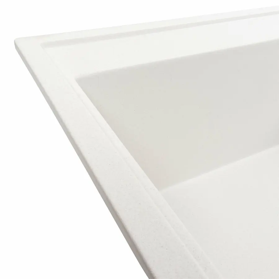 Гранітна мийка для кухні VALESO AZURIT 7950 матова Білосніжна