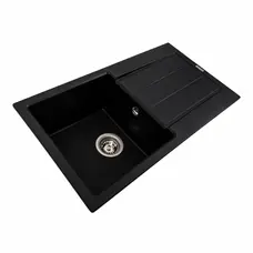 Гранитная мойка для кухни VALESO SOLID 7843 матовая Черная